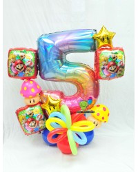 Happy 5th Birthday Super Mario Design